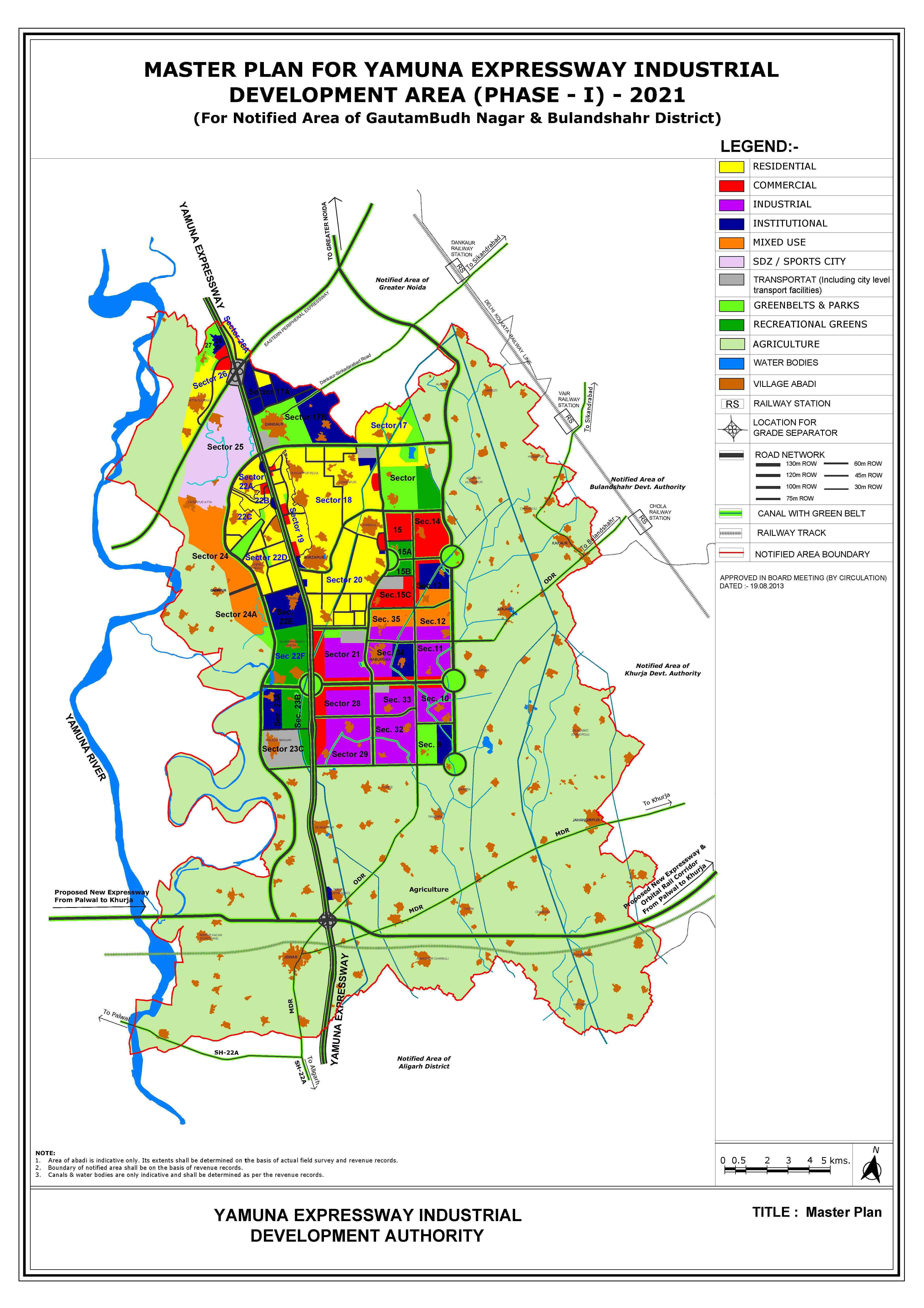 M3M Yamuna Expressway Location Map